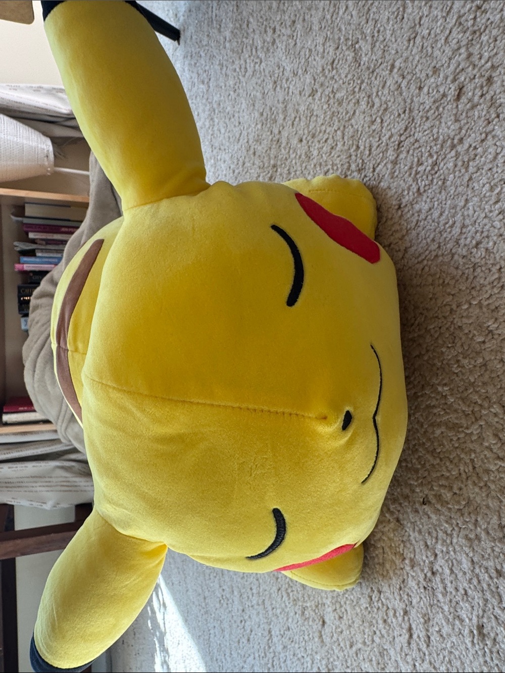 Official Pikachu Yellow Plush Pillow Toy - LARGE